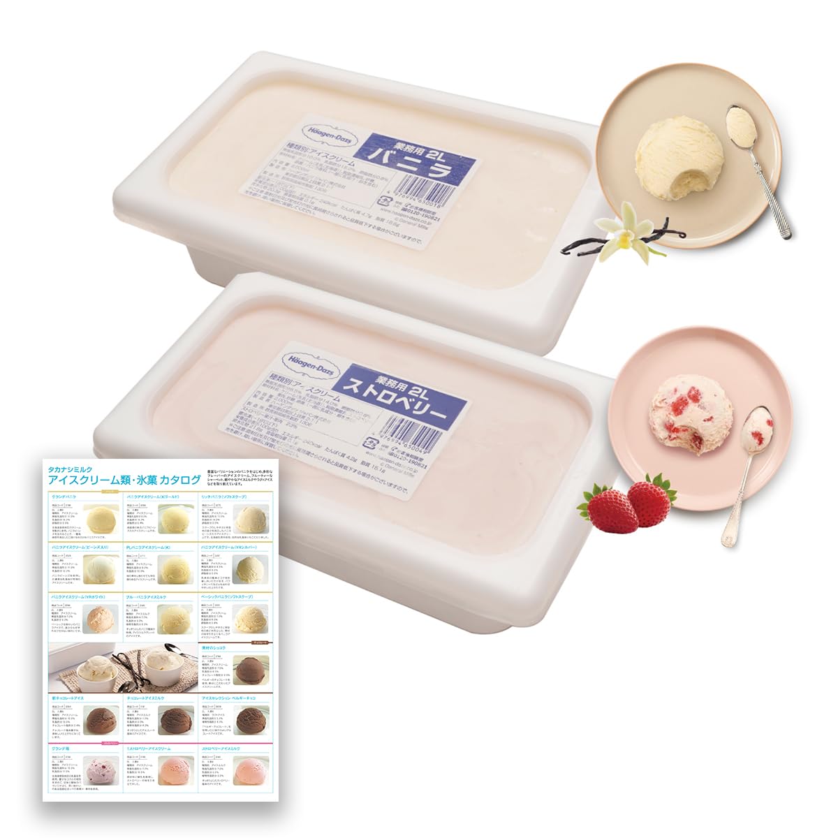 【タカナシミルク公式通販】 ハーゲンダッツ 業務用 2L × 2個 タカナシ ア…