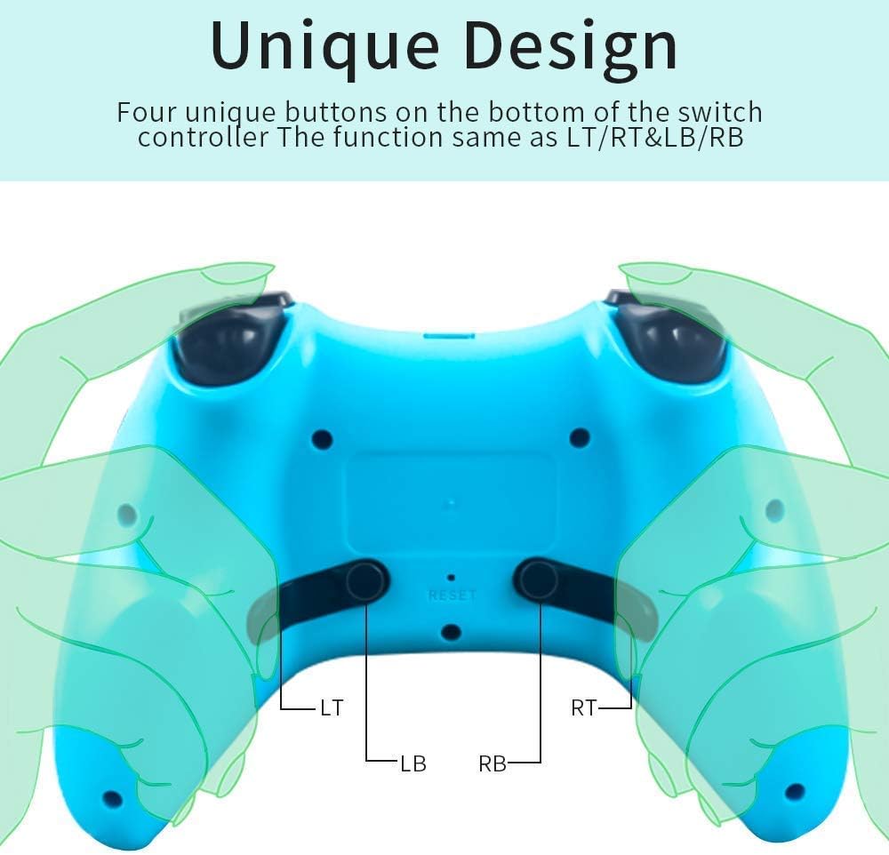 Switch Controller, Switch Pro Controller, CFORWARD Wireless Switch Controller Compatible with Switch Lite, Wireless Controller Support Turbo Dual Vibration Gyro Axis