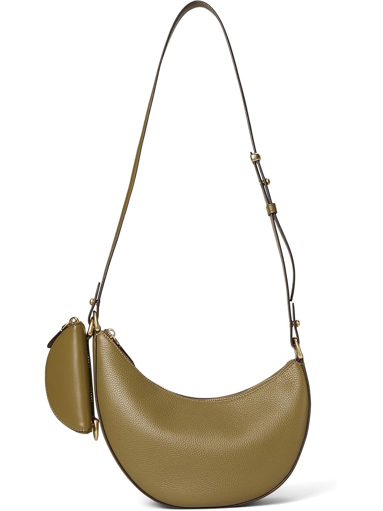 Gray Kate Spade New York Duo Pebbled Leather Crossbody Bag