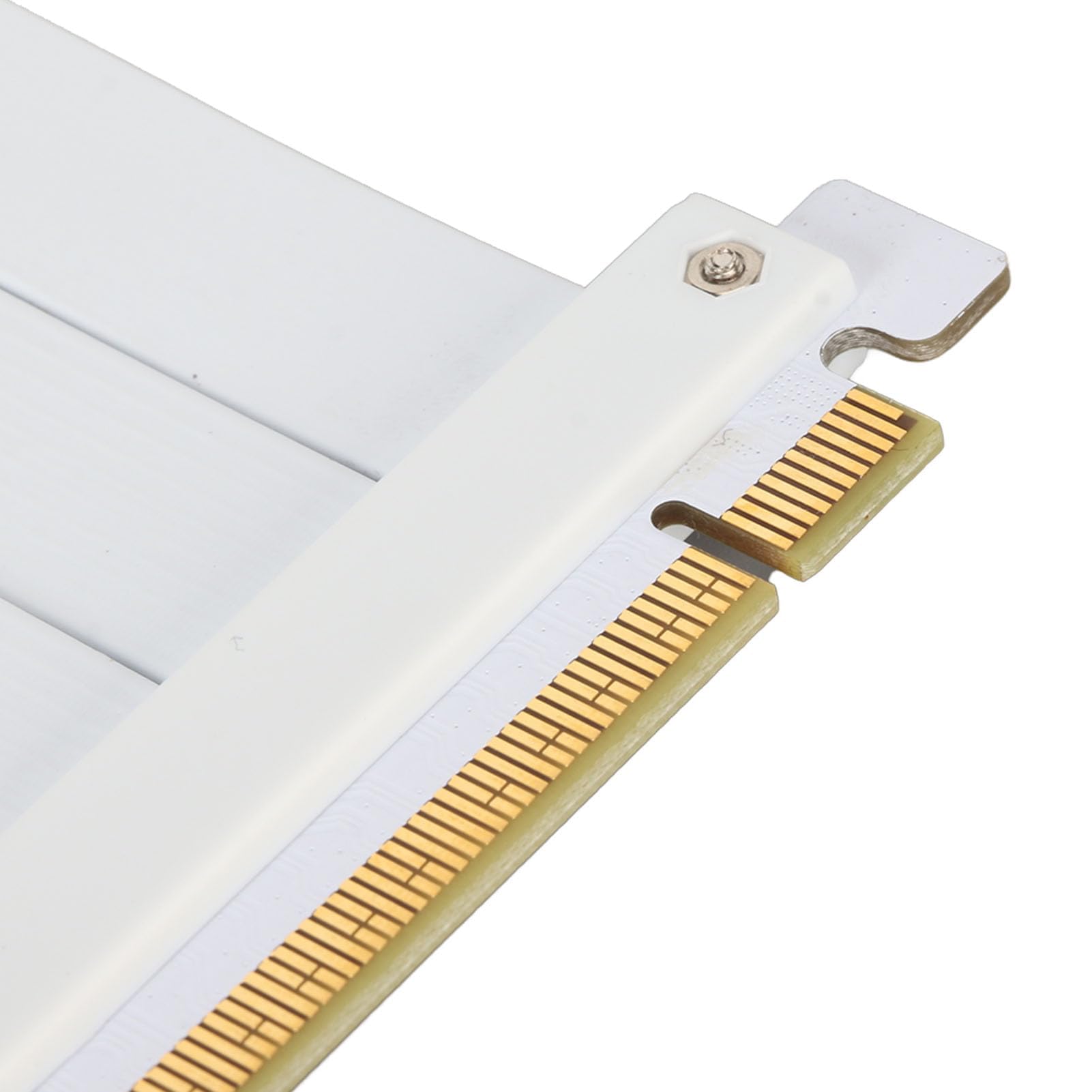 PCIE 4.0 X16 Riser Kabel mit 128 Gbit/s Übertragungsrate, GPU Erweiterung mit EMI Abschirmung, Biegbares und Flexibles Design (20 cm)