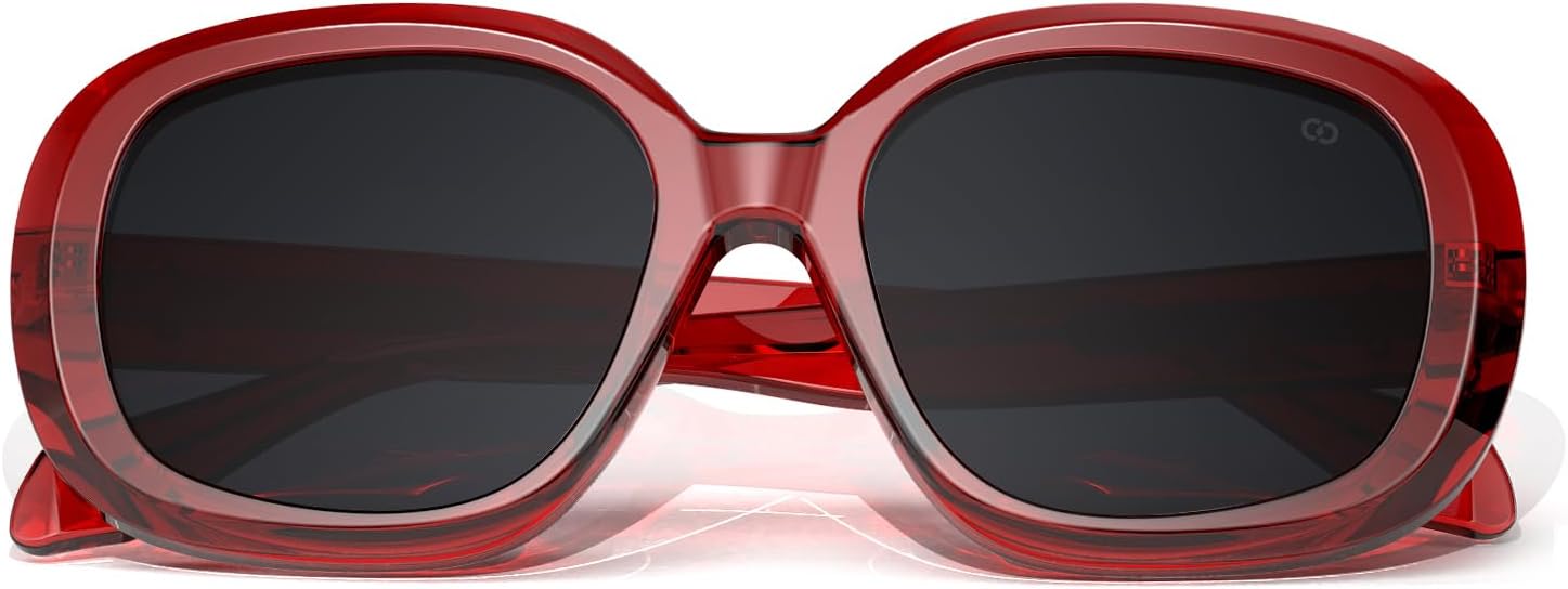 VISOONE Oversized Oval Round Jackie O Sunglasses Women Vintage Retro Large Square Sun Glasses Huge Big Shades Lavinia - Image 6