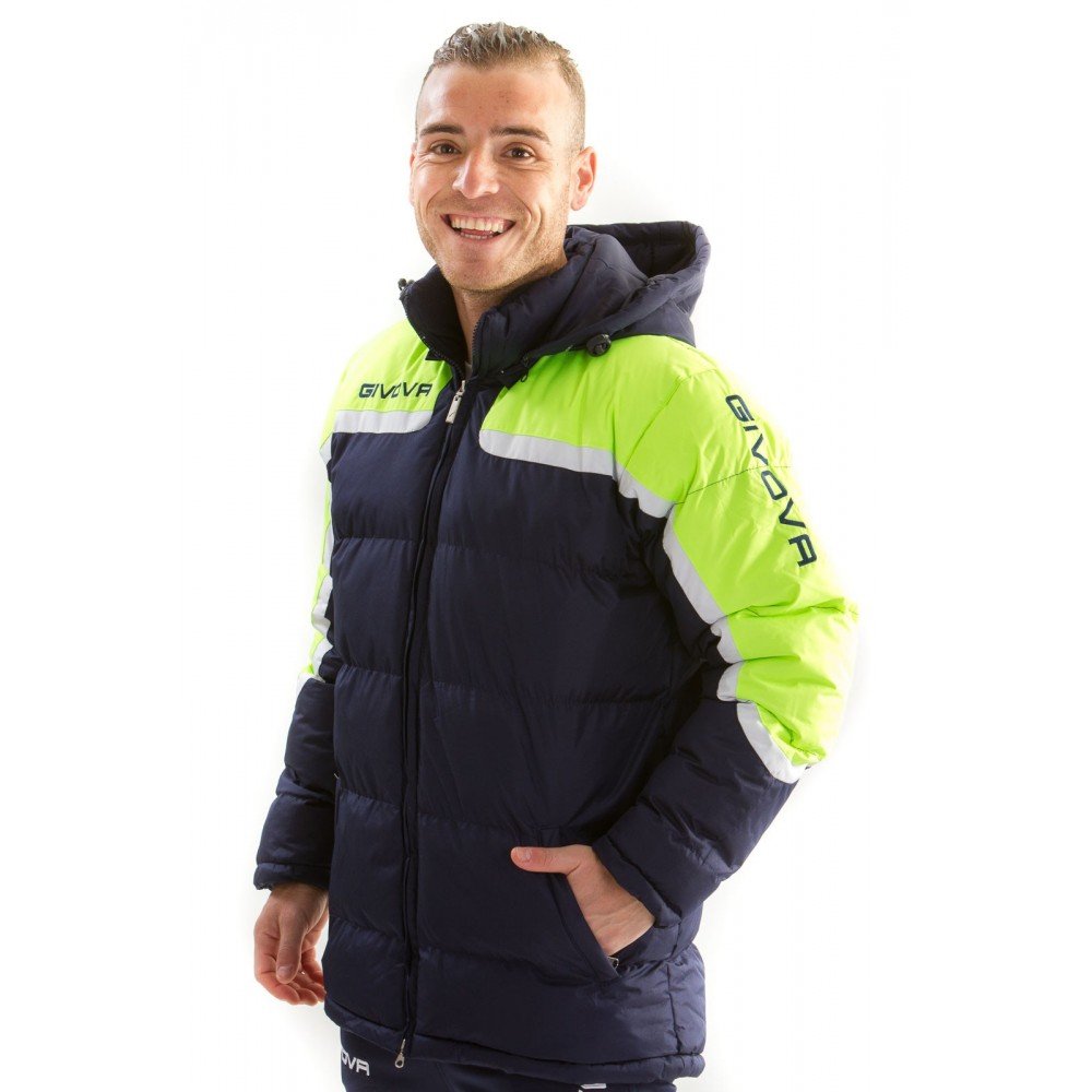 Givova, jacke antarktis, blau/gelb, L