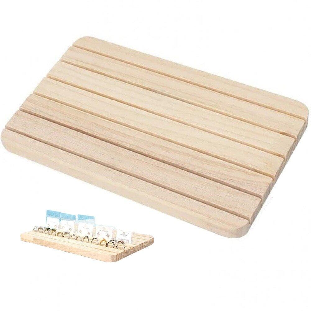 Support de bagues et présentoirs de boucles d'oreilles en bois Sanfly pour éviter les nœuds