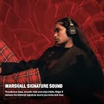 Marshall Major V Wireless On-Ear Headphones with 100+ Hours of Playtime - Black