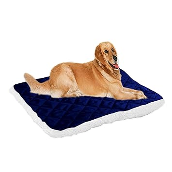 Homgee Plush Pet Mat Soft Comfortable Warm Dog Bed Kennel Puppy Cushion Blanket Pet Plies