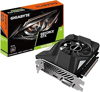 Gigabyte Placa de vídeo GeForce GTX 1650 Super OC 4G, ventilador de 90 mm, 4 GB 128 bits GDDR6, placa de vídeo Gv-N165SOC-4GD