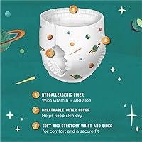 Vista 2 de Marca Yaxa - Pañales de protección nocturna para niños Mama Bear para protección durante la noche, hipoalergénicos, talla L/XL (60-125 lbs), 38