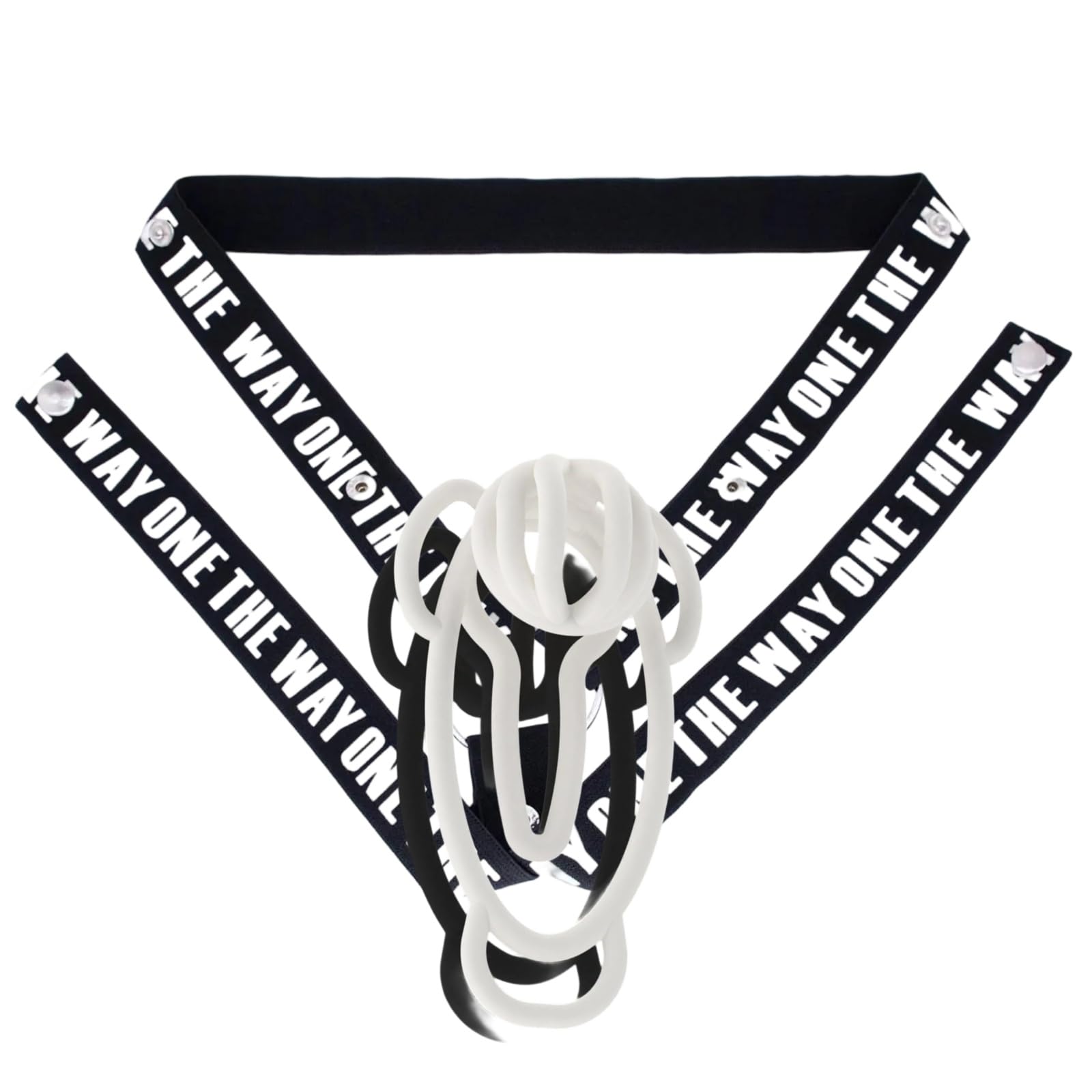 1 Lot de 2 Pinces FuFu légères et protectrices pour Hommes, Cage légère et Respirante pour Hommes avec 1 Ceinture d'assistance à Trois Voies