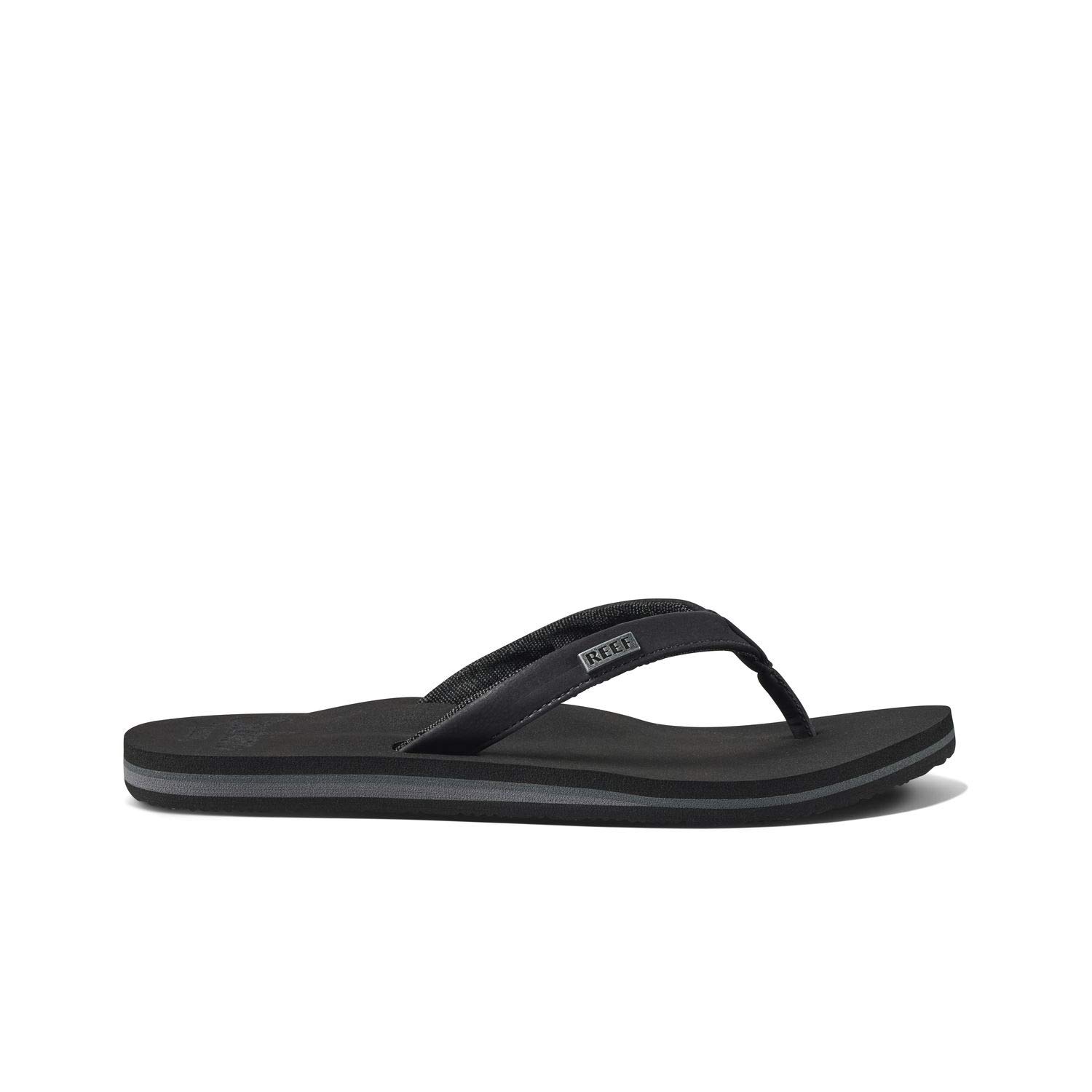 Reef Women's Cushion Sands Flip-Flop, Size M US, Black, 3 UK