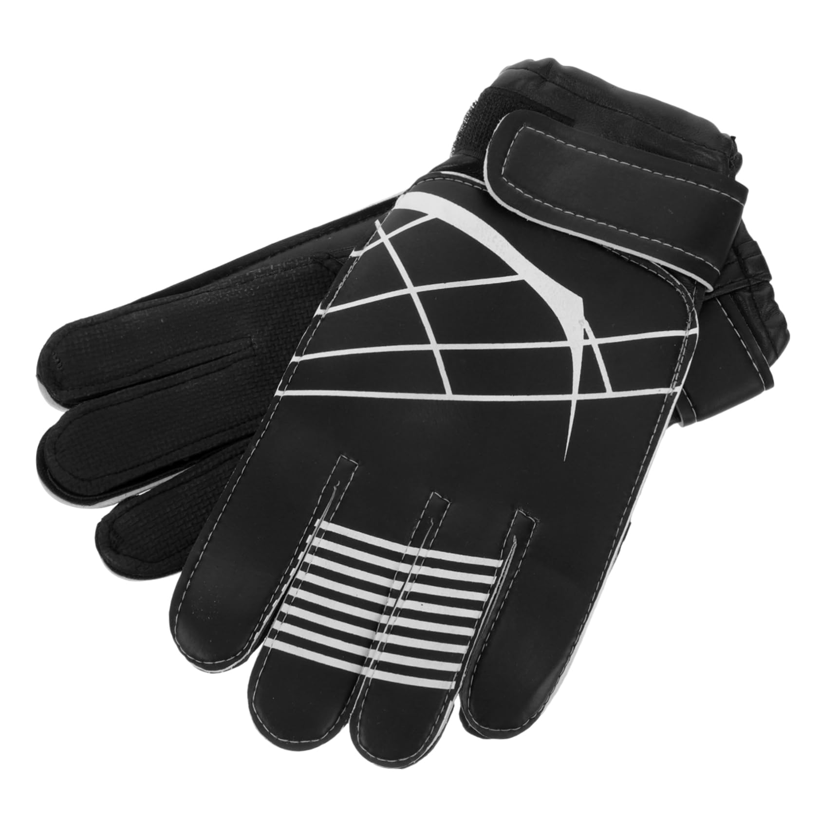 HOLIDYOYO 1Pair Goalkeeper Gloves Wear Resistant Soccer Training Gear for Slip PU Material for Comfort and Performance Football Matches