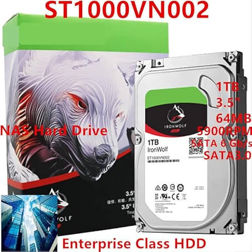 Generic HDD For IronWolf 1TB 3.5" SATA 64MB 5900RPM For Internal HDD For Enterprise Class HDD For ST1000VN002 の商品画像 4