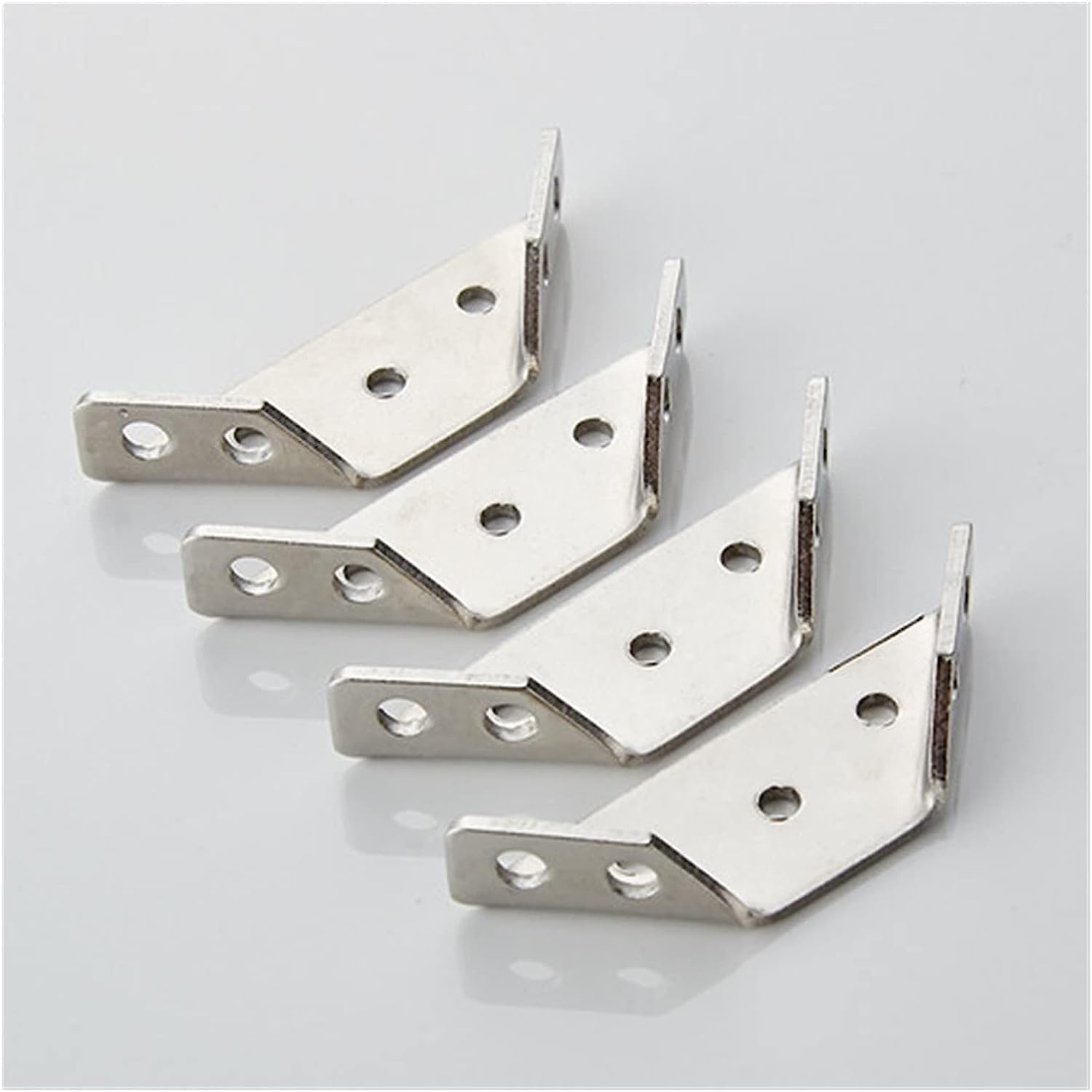 Angle Code, 4 Pieces Stainless Steel Furniture Accessories Corner Bracket 90 Degree Angle Code Hardware Connector Accessories Brackets