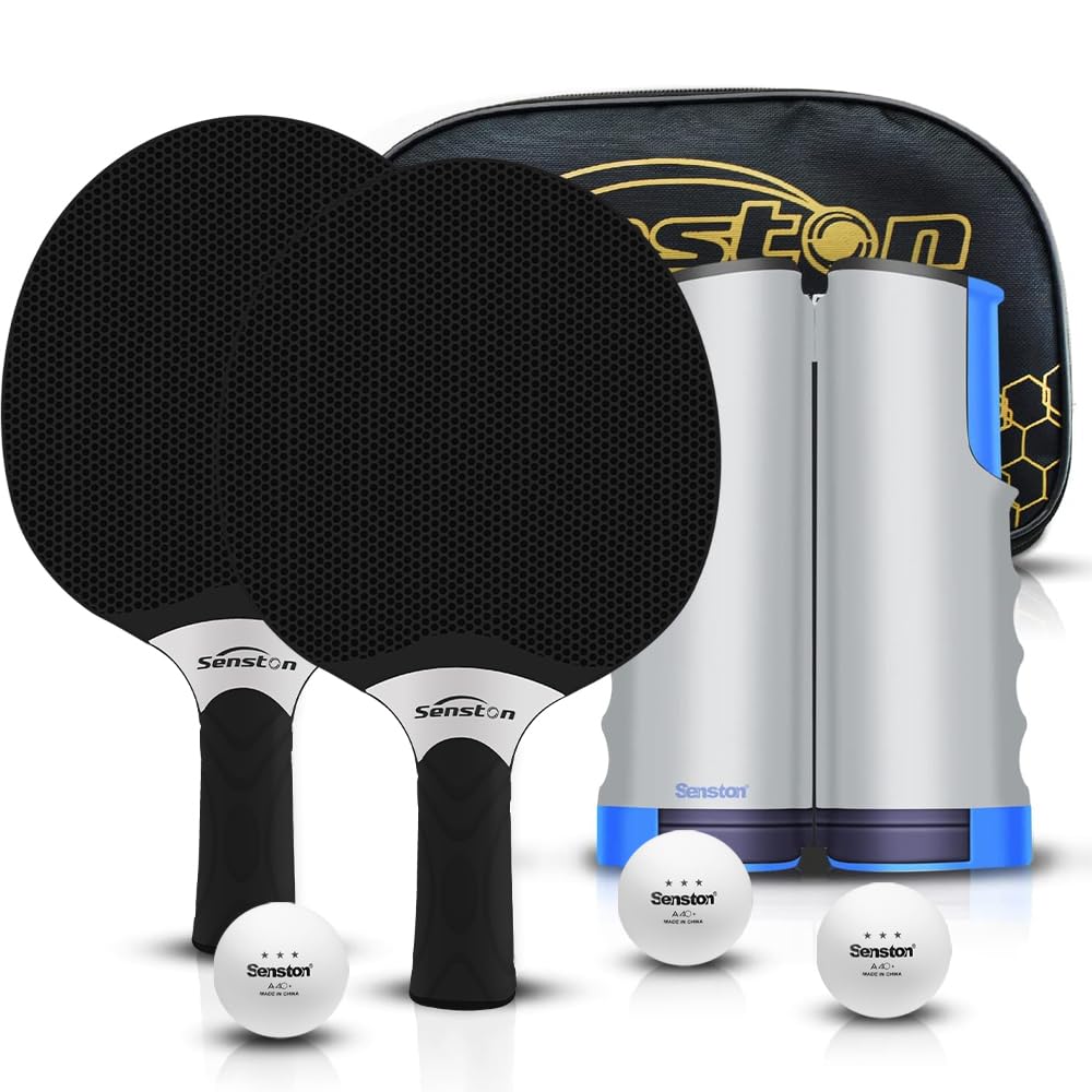 Senston Palas Ping Pong- Equipamiento Esencial para Amantes del Deporte, Raquetas Ping Pong con 3 Pelotas — view 10