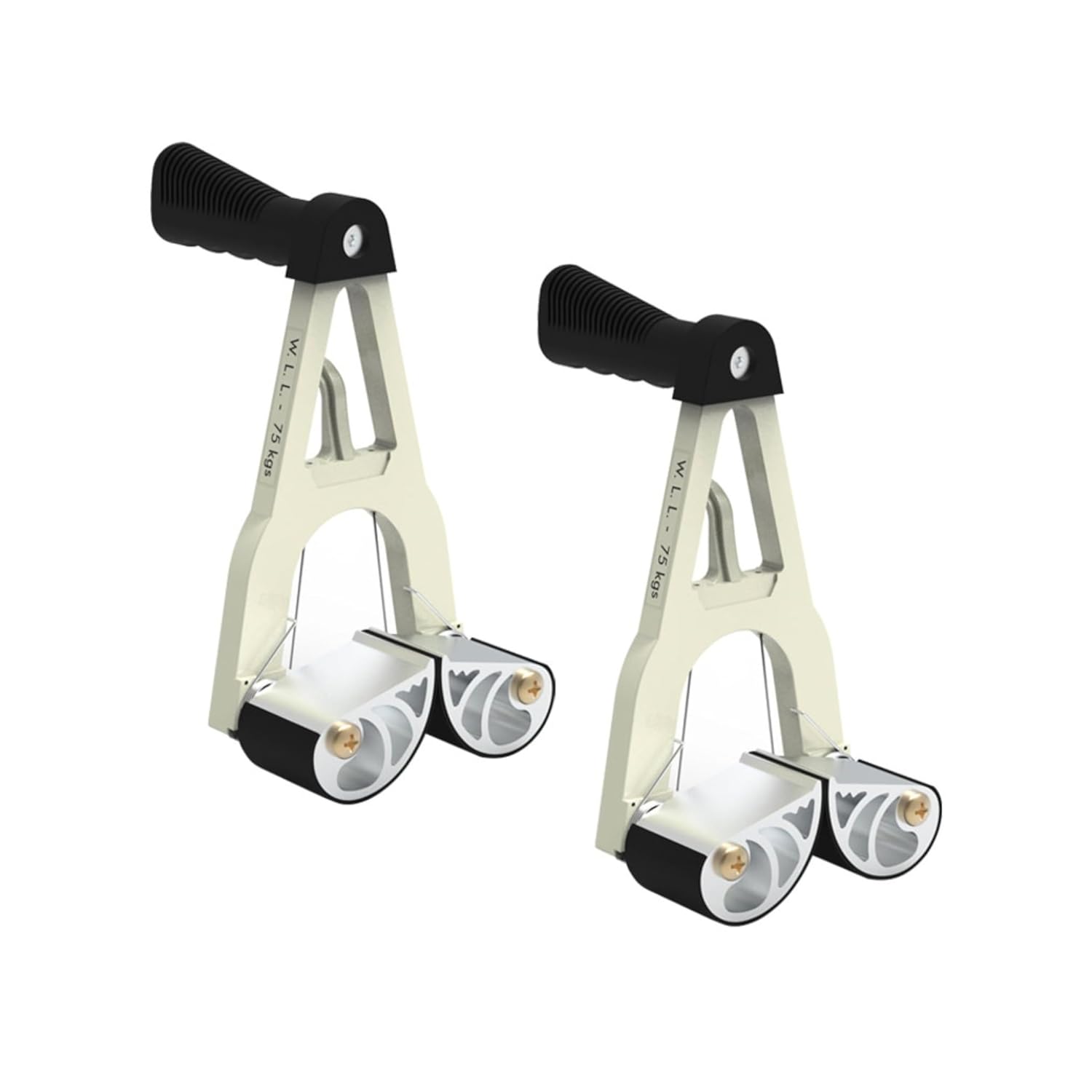 Aardwolf SCC02 Stone Panel Carriers – Pair, Auto-Lock Edge Handles, 331 lb Capacity, Lightweight Aluminum