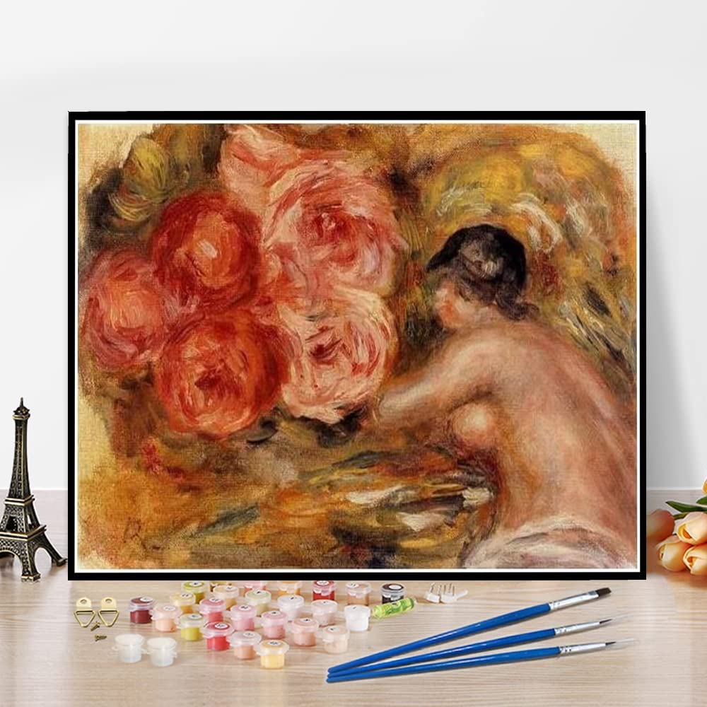 Amazon | DIY数字油絵春の花束1866年オーギュスト・ルノワールの絵画