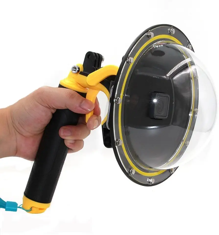 Dome Telesin 6 Polegadas Para GoPro Hero 5 Black e Hero 6 Black Com Bastão Flutuante e Gatilho Disparador