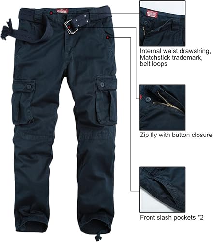 Miniatura 4 de Match Men's Casual Cargo Pants