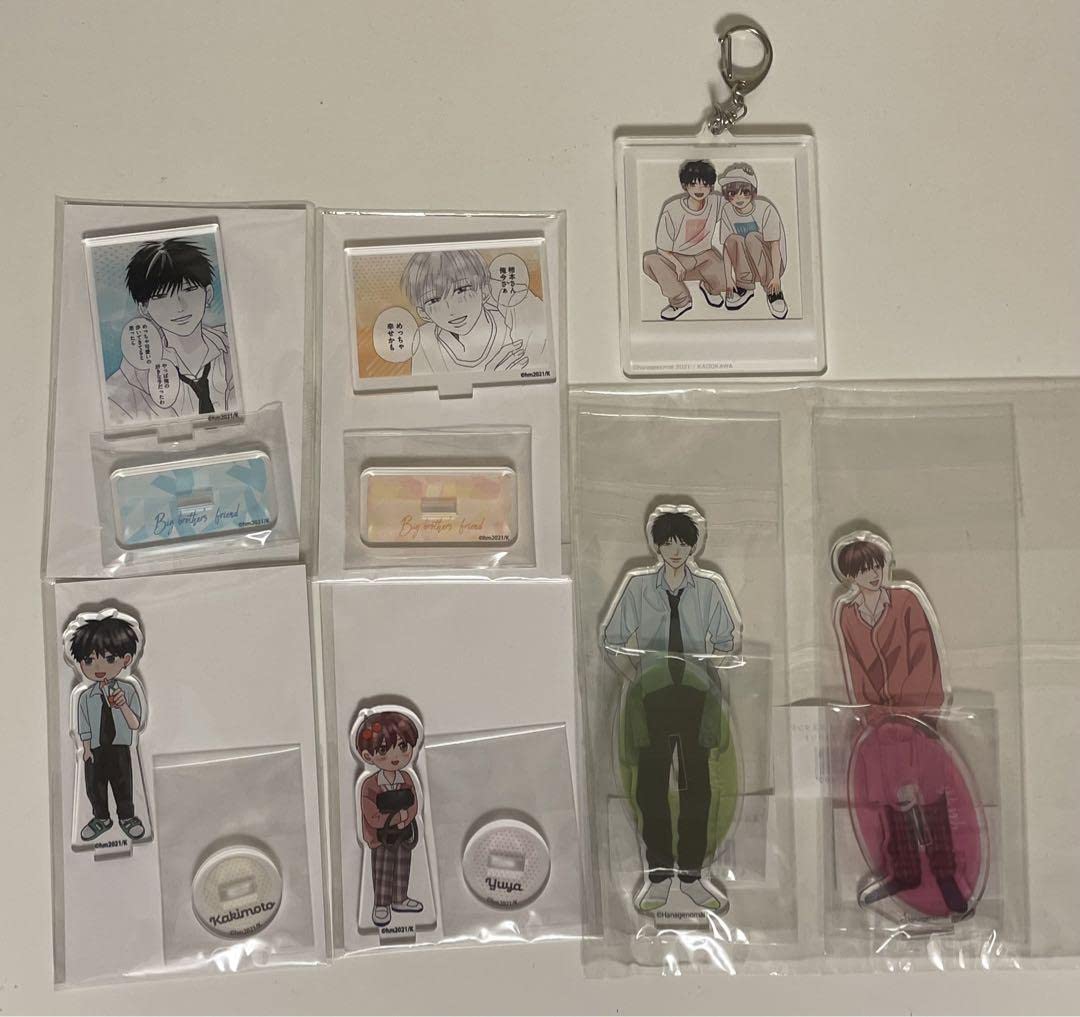 兄貴の友達 くじメイト アクリルスタンド アクスタ 缶バッチ 兄貴の