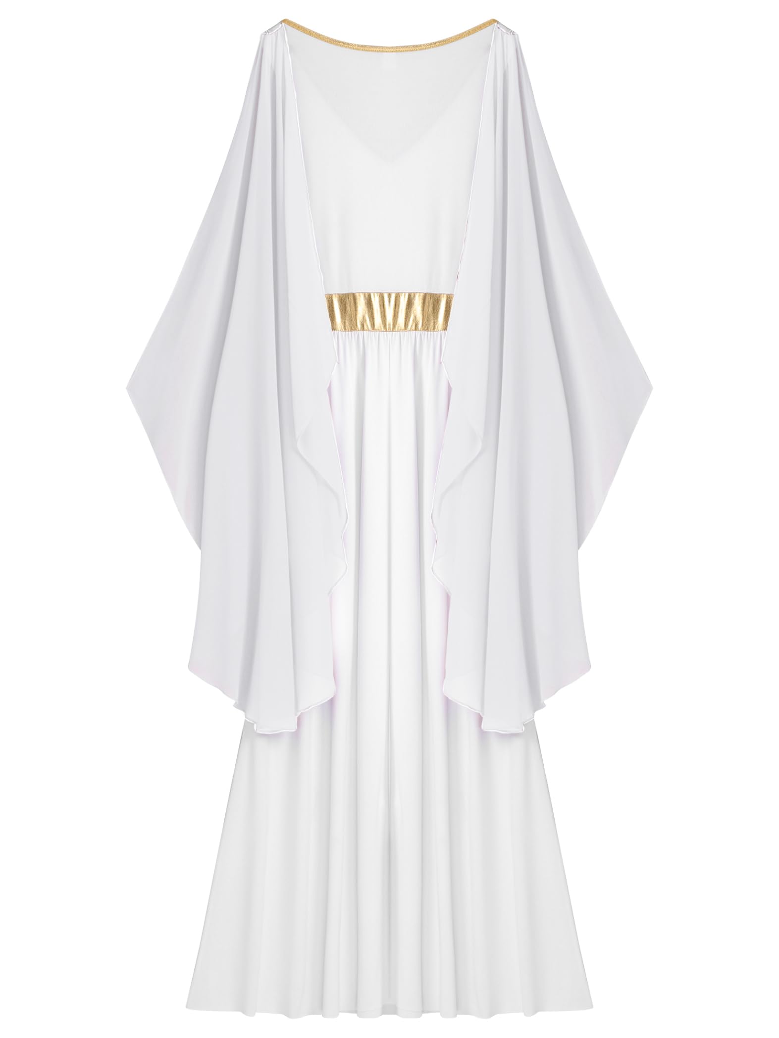 Costume de déesse grecque pour femme - Robe grecque blanche antique - Robe romaine - Pour fête à thème, spectacle et danse