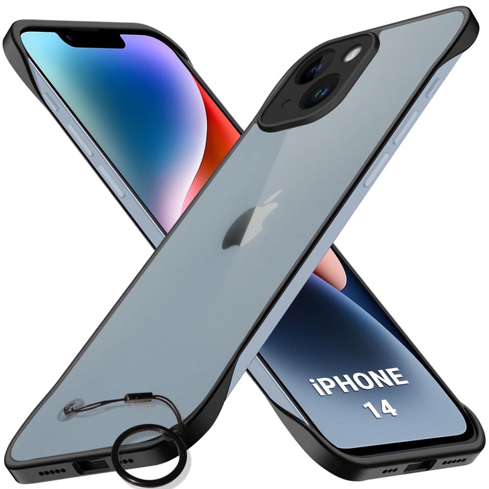 TheGiftKart Hybrid Ultimate Slim Back Case Cover for iPhone 17 | Lightweight Profile | Frosted Matte Translucent Hard Back Case Cover for iPhone 17 (PC & TPU, Black Sides) — Amazon image 30