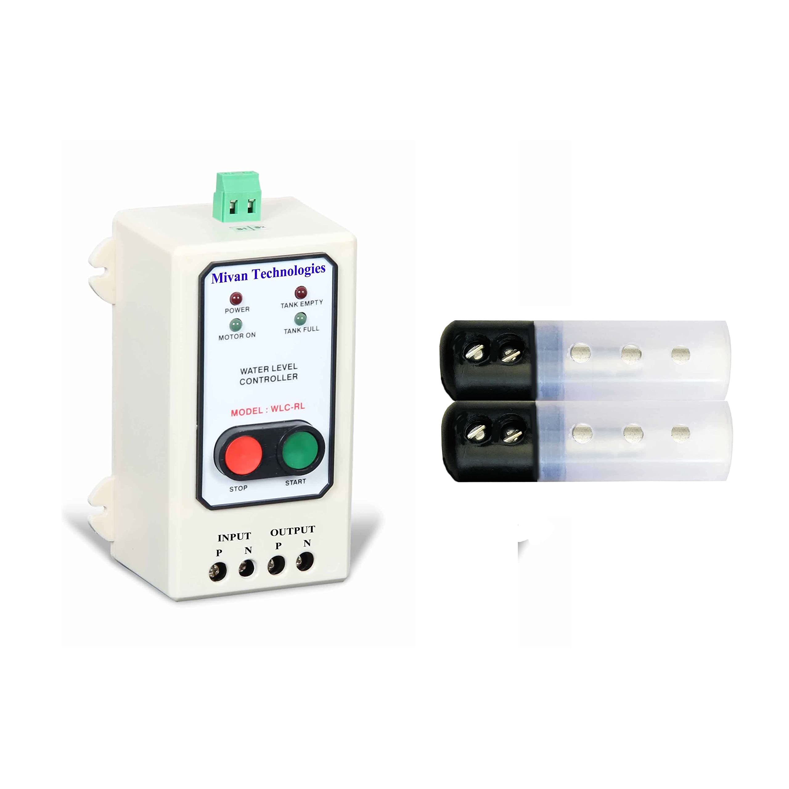 WLC RL Semi Auto Water Level Controller manually Start auto Stop Water Controller with 2 Number Screw Type SS Sensor Single Phase.-picture-10
