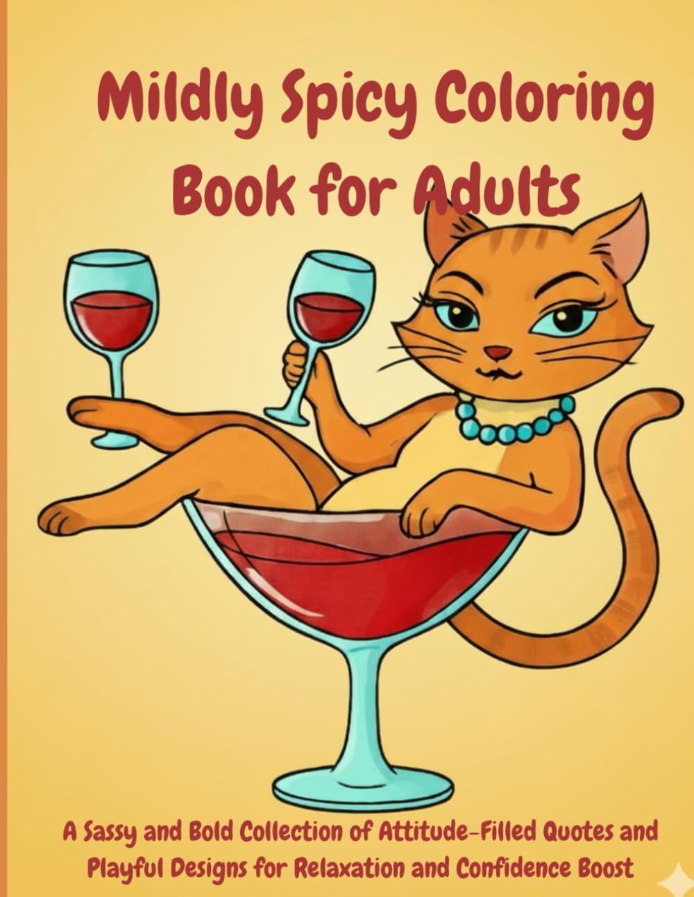 Mildly Spicy Coloring Book for Adults: A Sassy and Bold Collection of Attitude-Filled Quotes and Playful Designs for Relaxation and Confidence Boost