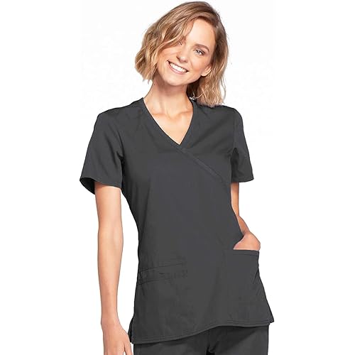 Cherokee Women's Mock Wrap Top
