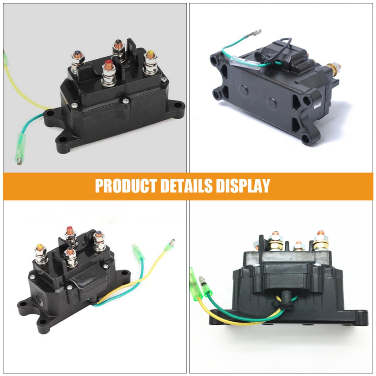 MAGICLULU Relé Seguridad Eléctrico Solenoide 250a para Cabrestante 12v de Protección y Alta Eficiencia para Camiones y Vehículos Atv Utv