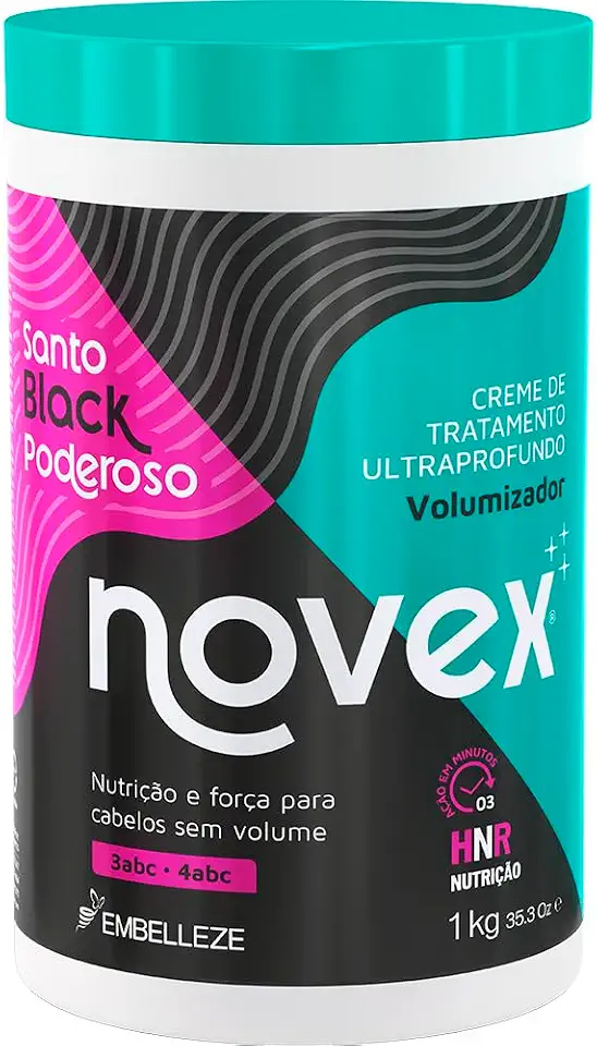 Embelleze - Cremoso Novex 1Kg Meus Cachos Santo Black | Hidratação intensa