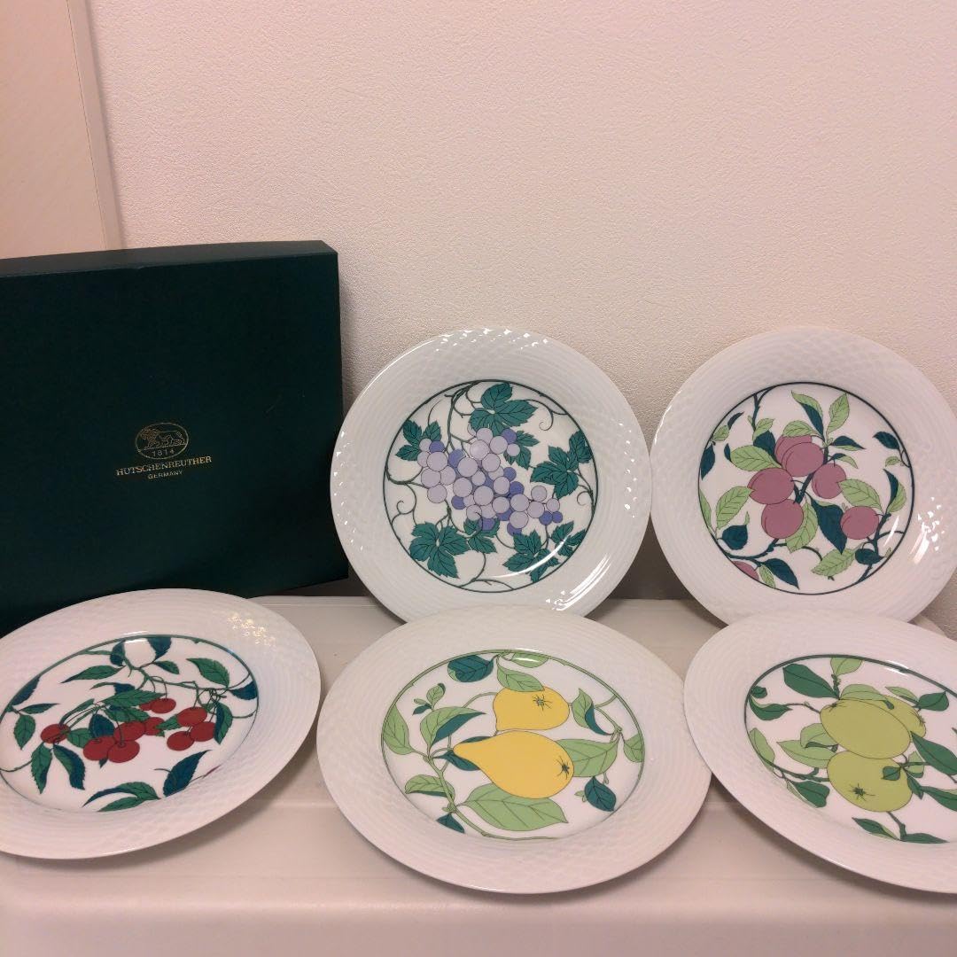 フッチェンロイター花柄 デザート皿6個セット フッチェンロイター花柄 デザート皿6個セット フッチェンロイター花柄