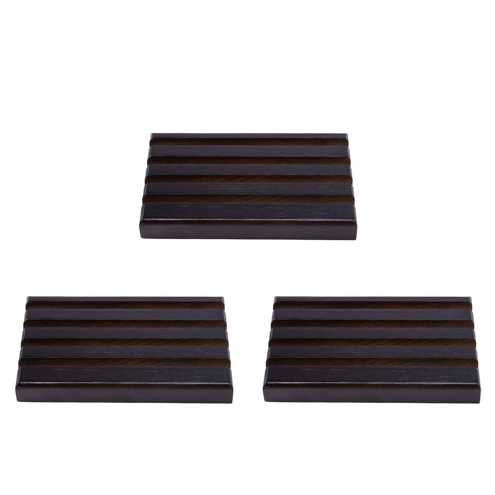 Support de pièce de monnaie en bois brûlé élégant pour 4 rangées de défis