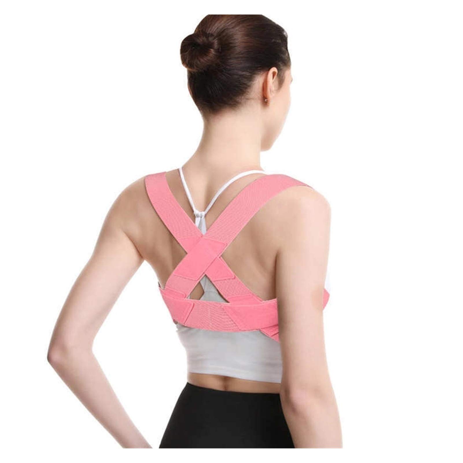 Correcteur de posture dorsal pour femme réglable ceinture de soutien pour redresser le dos bossé
