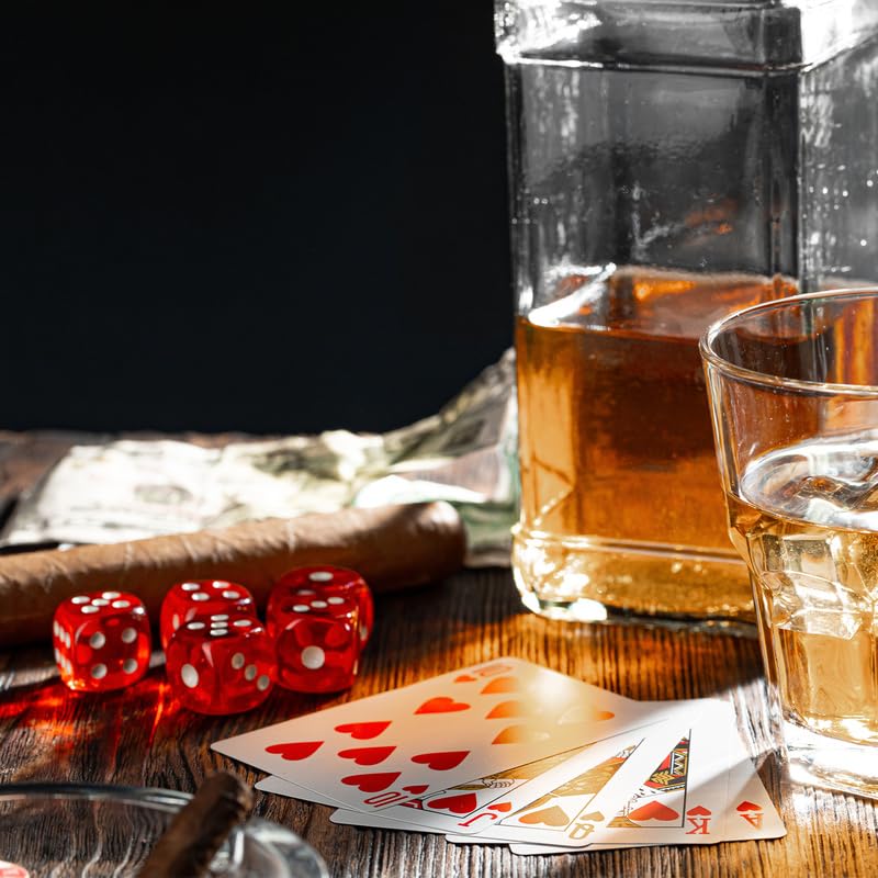 CCLIFE Pokerset Profi 300 500 PCS Pokerspiel inkl. Pokerkoffer Pokerdecks Dealer Button Poker Set Pokerchips Tischauflage Spielmatte – Bild 8