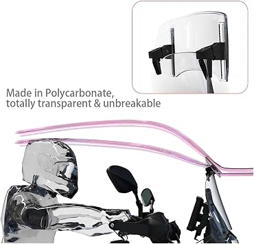 Universal Motorcycle Windshield Extension For HONDA CB400X,Replacement
