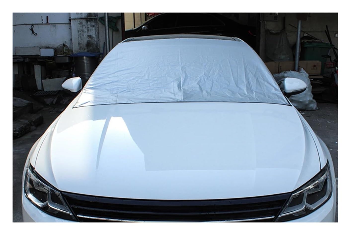 Couverture Pare-Brise Voiture Bâches De Voiture Protecteur Hiver Imperméable Gel Neige Bouclier Ombre Couverture Bache Pare-Brise