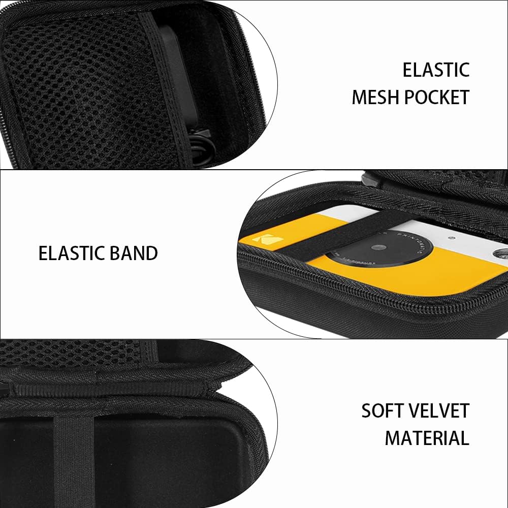 Leayjeen Camera Case Compatible with Kodak Printomatic Digital Instant Print Camera(Case Only) (Black) image 3