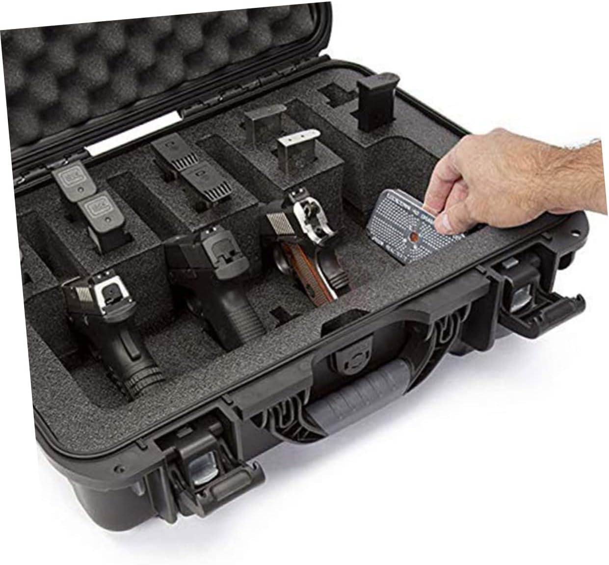 Cabilock 5pcs Reusable Packets Orange Indicating Each Aluminum Tin Moisture Absorber for Storage