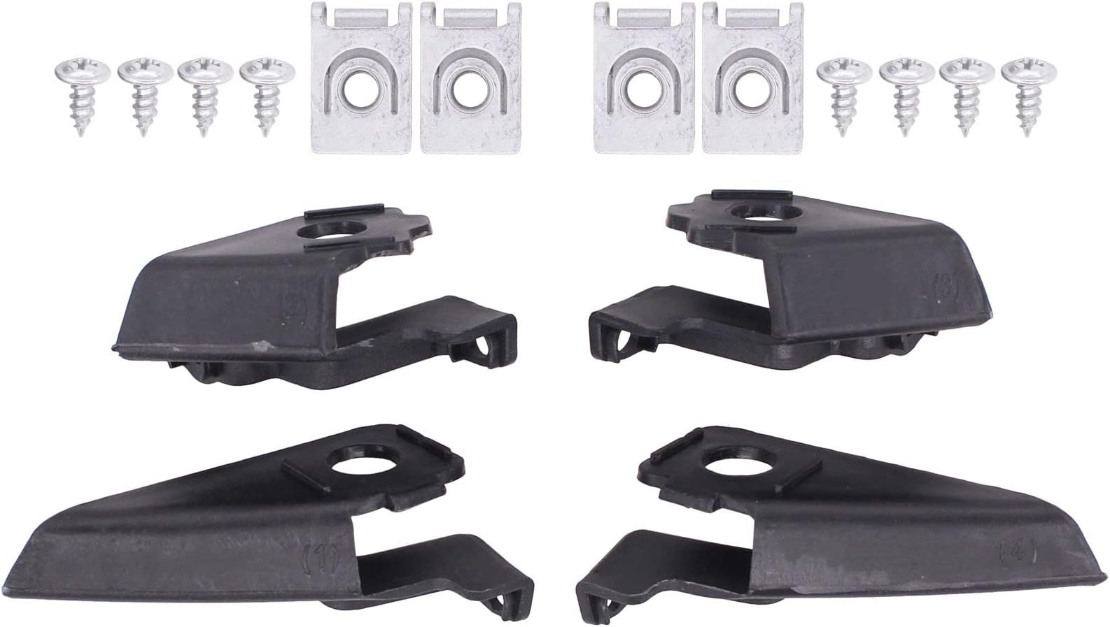 4PCS Left and Right Headlight Repair Kit Bracket Mount Holder Clips for Polo Mk5 6R 6C 2009-2017 6R0998226