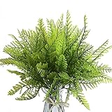 Las plantas de helecho sintético son muy simuladas en color y forma, y las hojas verdes exuberantes y completas están llenas de la aliento de la selva tropical. Úsalo para decorar tu espacio, siempre puedes sentir la vitalidad vigorosa y llena de vitalidad.