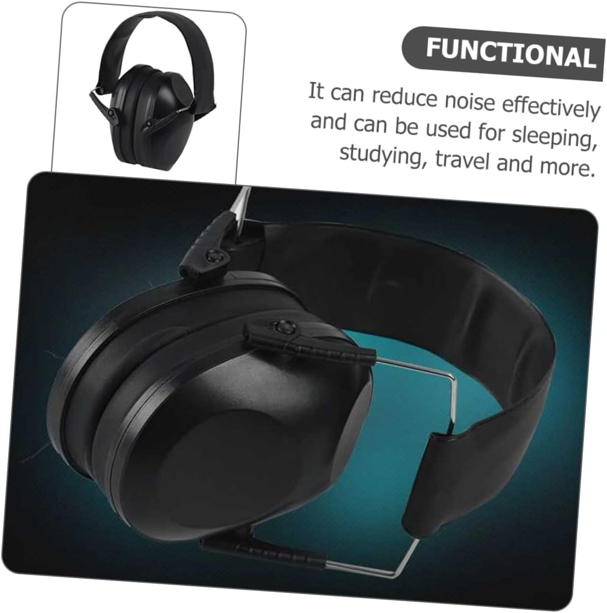 Noise Blocking Earmuff Comfortable Soundproof Ear Protection for Boy Girl and Lightweight Design for and Learning for Newborns
