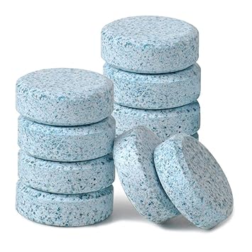 TOPHAVEN 10PCS/1Set Car Wiper Detergent Effervescent Tablets Washer Auto Windshield Cleaner Glass Wash Cleaning Compact Concentrated Tools (10)