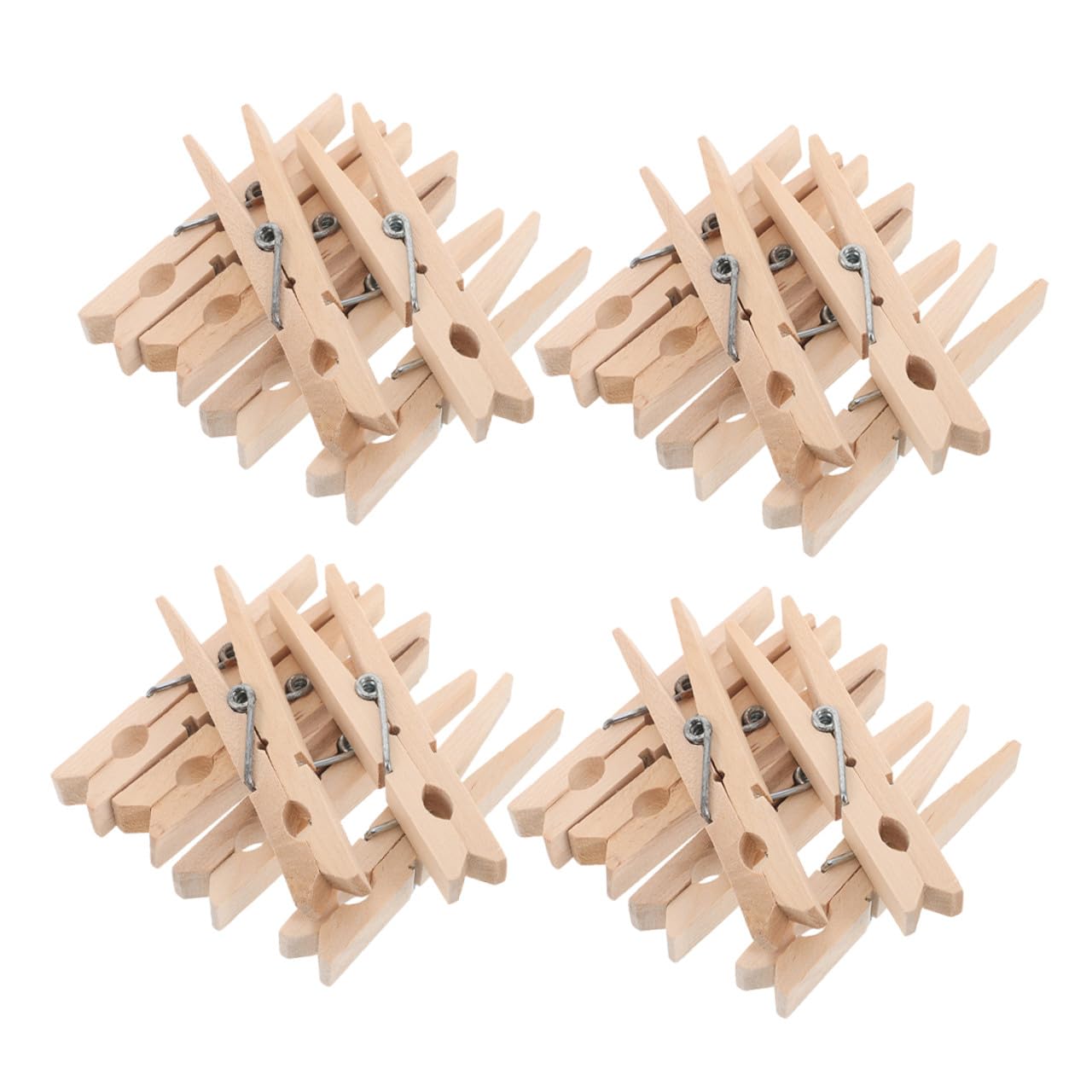 150 pezzi Mollette Bucato in Legno Antivento per Asciugatura e Organizzazione Casa Clip Resistenti per Calze e Biancheria Mini Pinze Portatili Delicate sui Tessuti