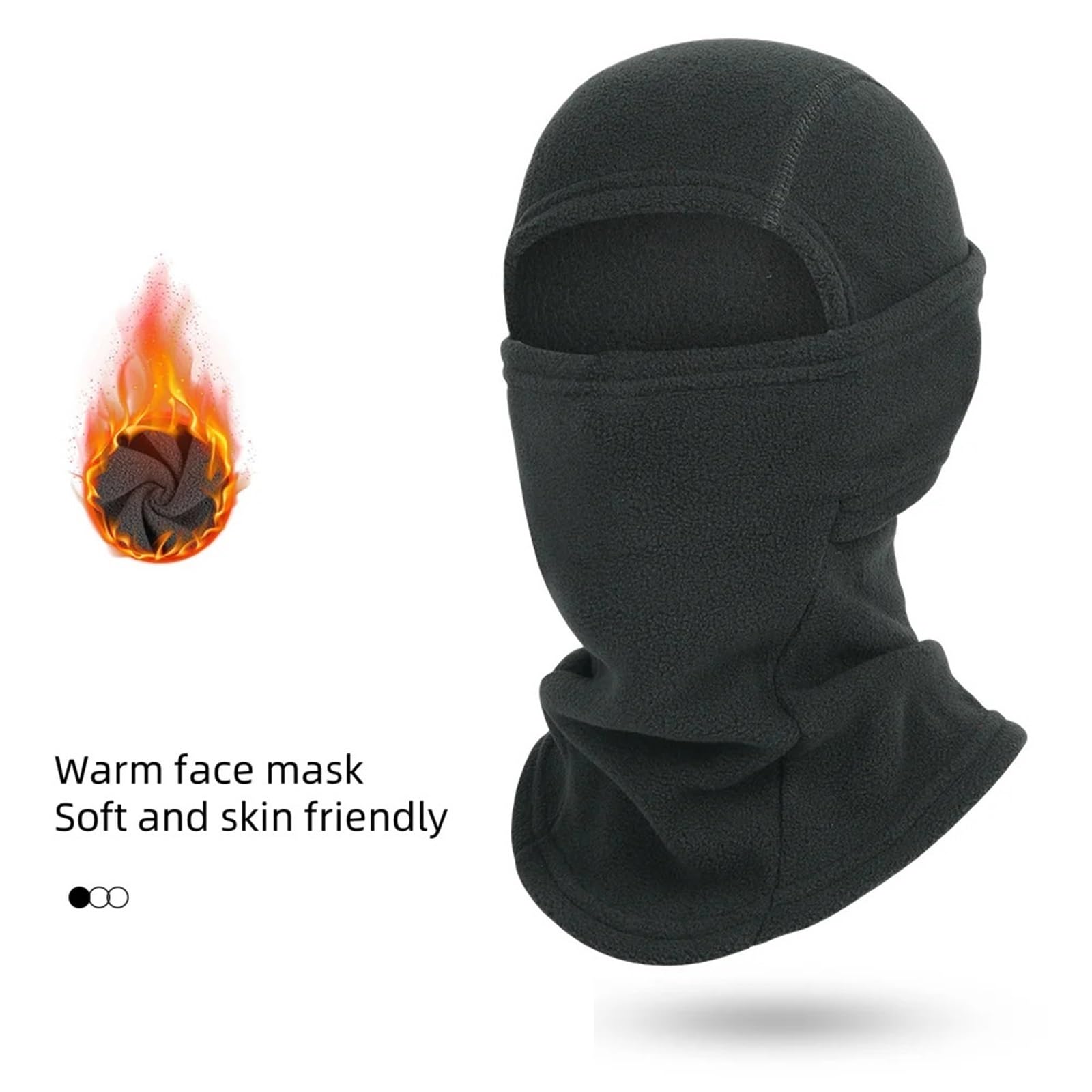 Cagoule Cagoule Thermique for Hommes et Femmes, 2 pièces, Masque de Ski, Capuche complète, Moto de Neige, Conduite par Temps Froid pour L'ExtéRieur