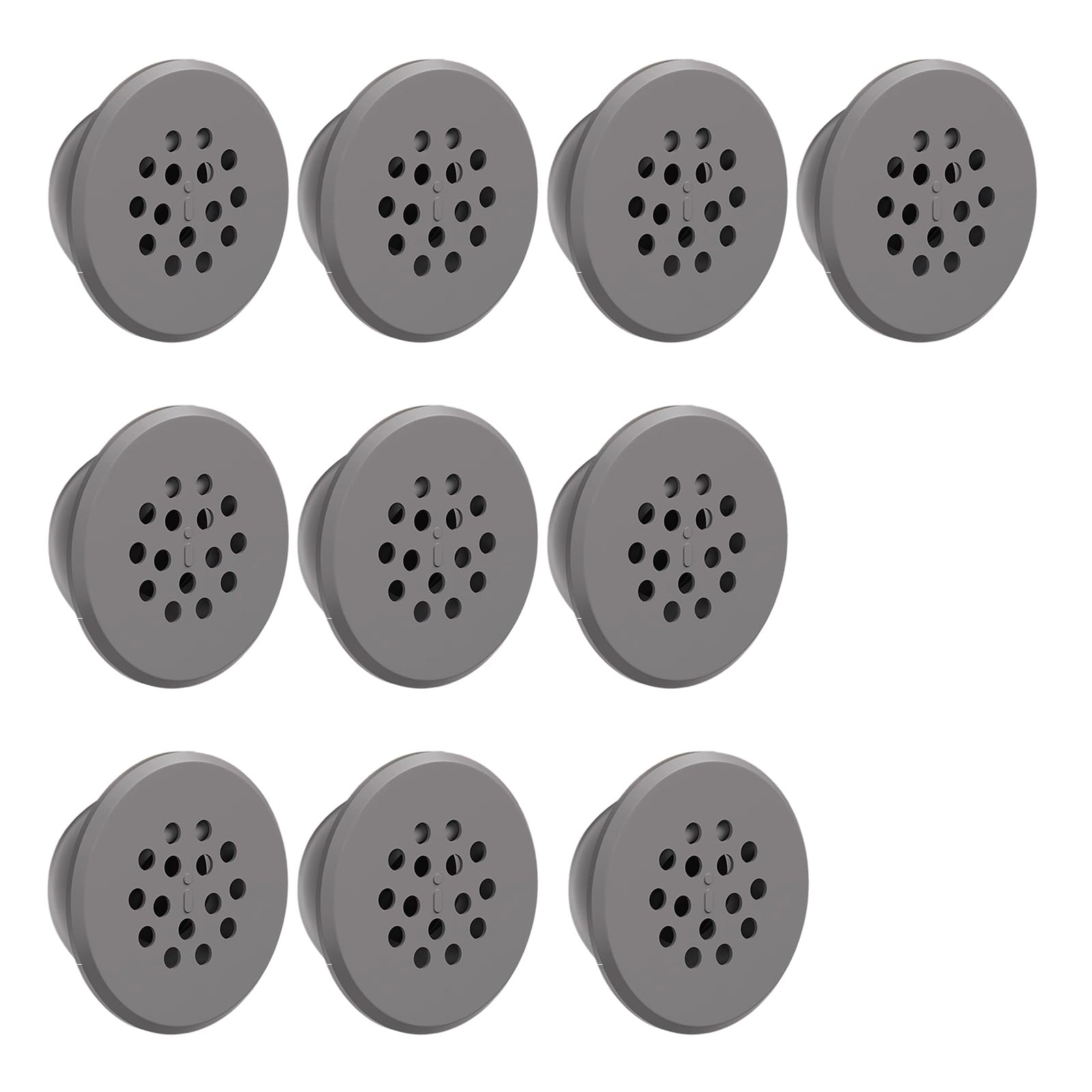 Easy Install Decorative Sink Stoppers Overflow Holes Enhancing Bathroom Aesthetics Pack of 10 Basin Stoppers Easy Installs Plugs Decorative Cover General