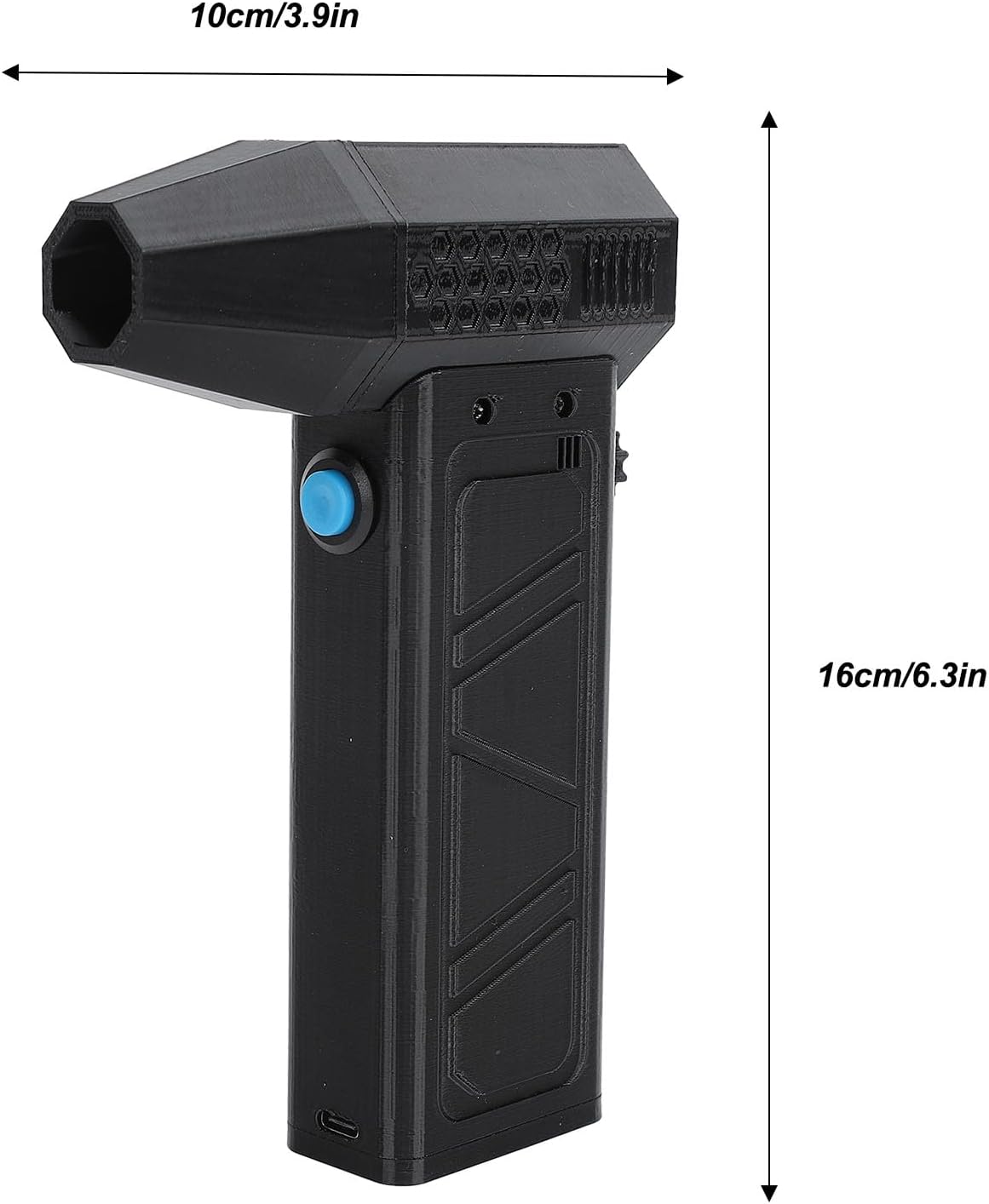 Electric Air Duster - 140000RPM Compressed Air Duster, Dry Blower, 62m / s Wind Speed, 4000mAH Battery, 15W Type C Charging, for Sofa Keyboard Car (Black)