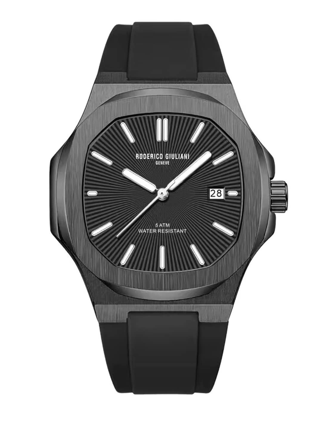 RODERICO GIULIANI Analog Black DIAL Black CASE Black Silicone Strap Mens Watch MSLA-7702 (B0C6Y8WZ42) Amazon Price History, Amazon Price Tracker