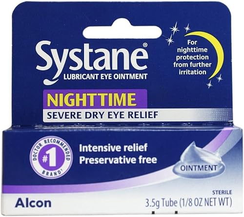 Miniatura 1 de Systane Nighttime Lubricant Eye Ungüento de ojos 0.12oz Tubo