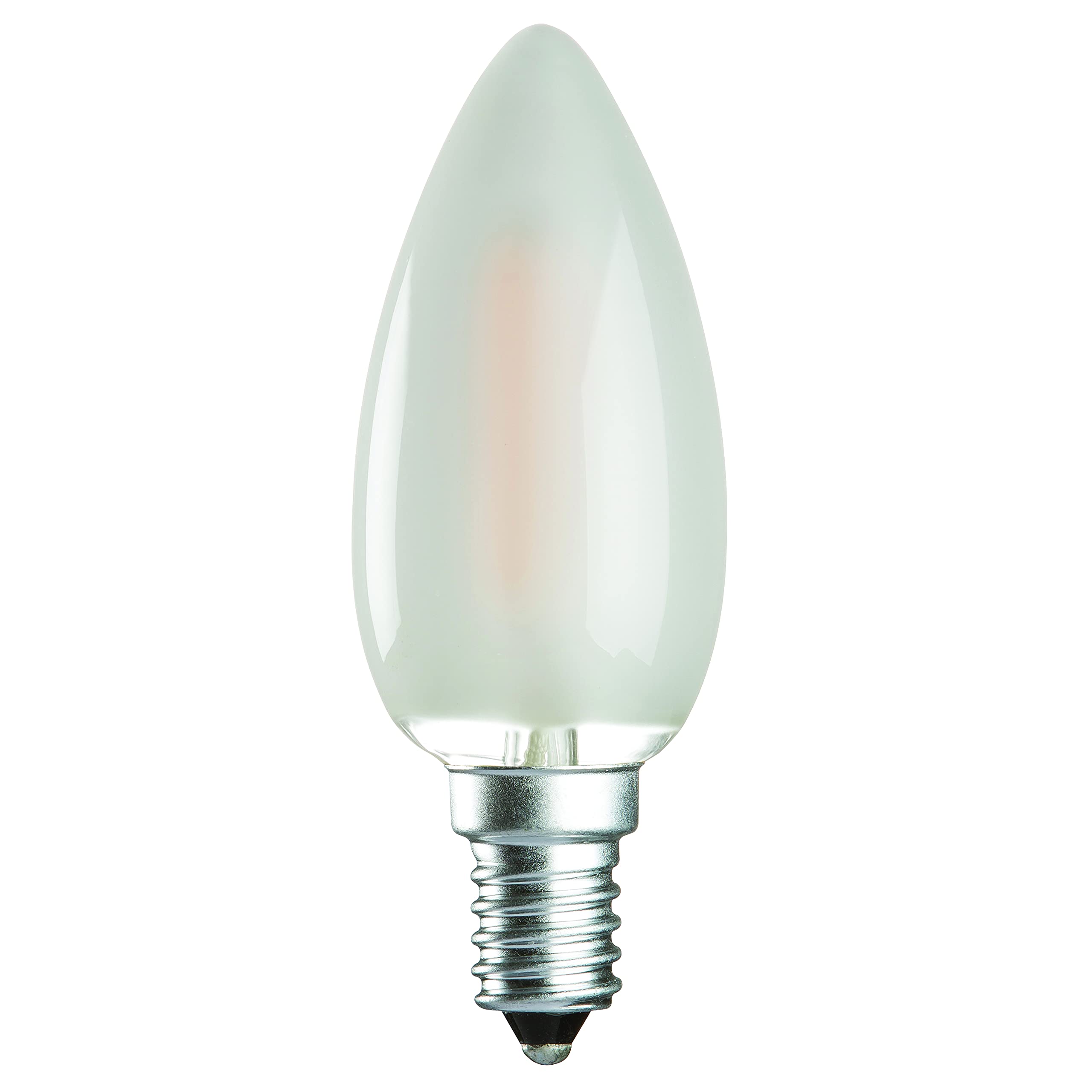 4W LED E14 Small Edison Screw Filament Frosted Candle Dimmable LED Lamp in Warm White