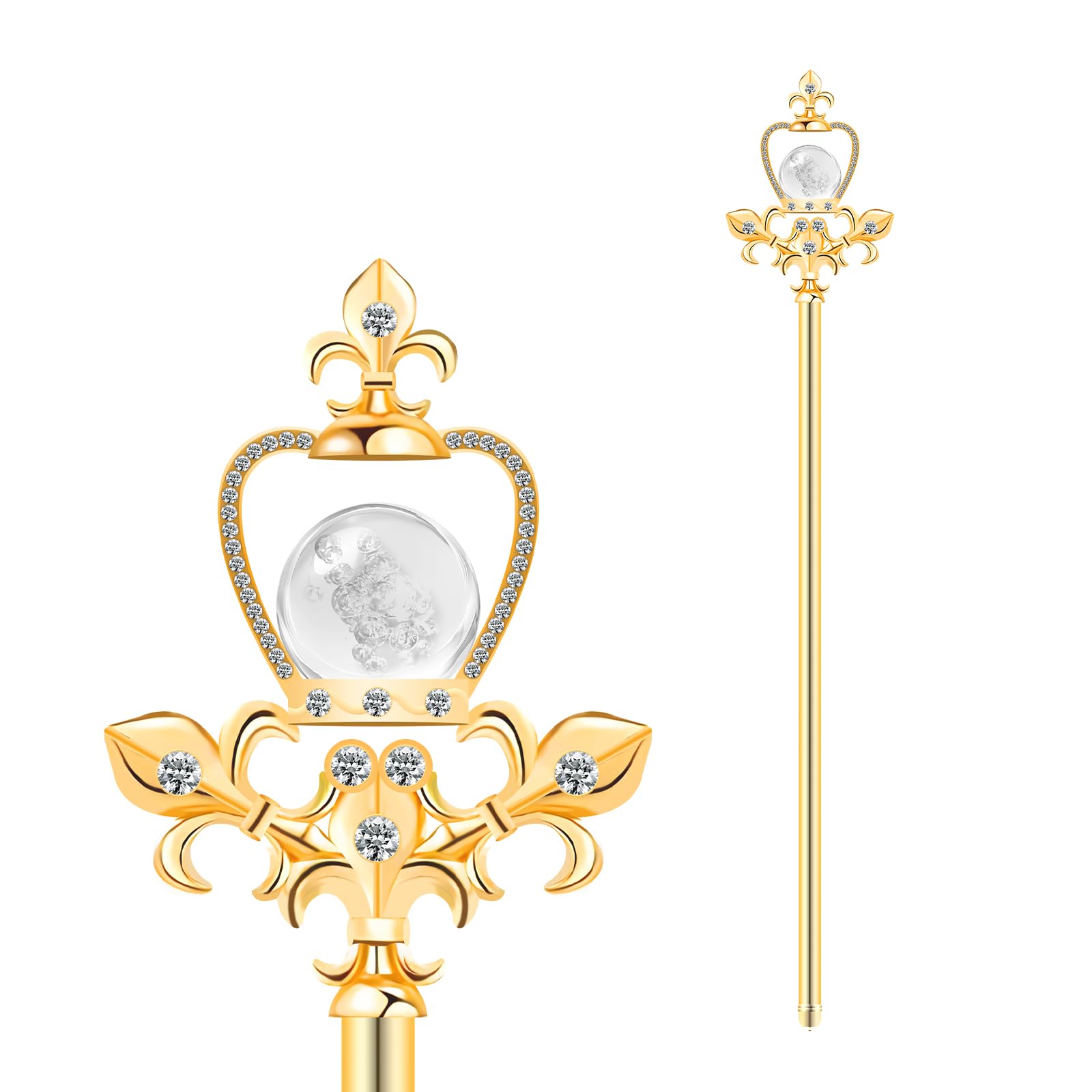 HAIQILIN Crystal Queen Scepter Princess Wand