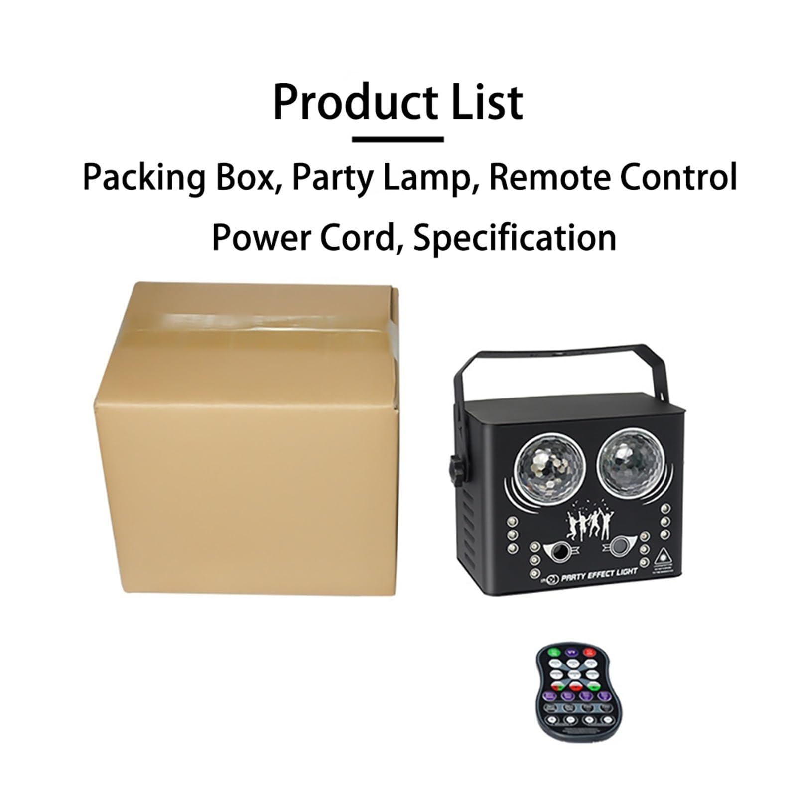 5-in-1-DMX-Disco-Lichter, Bühnen-Party-Lichter, DJ-Bar, dekorative Lichter, Hochzeit, Publikum, Projektionslichter, Halloween-Tageslicht Für Partys und Clubs